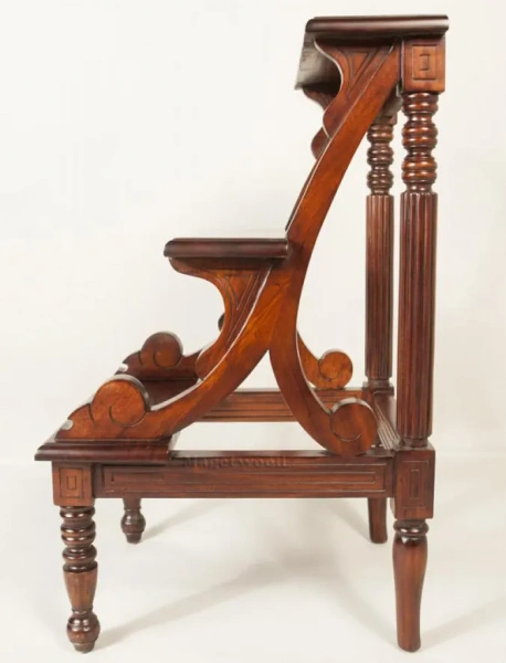 Лесенка для библиотеки MSMU.528 H029 купить в интернет магазине Мебель из массива. Звоните +7 495 961-63-63 Мебель Индонезии